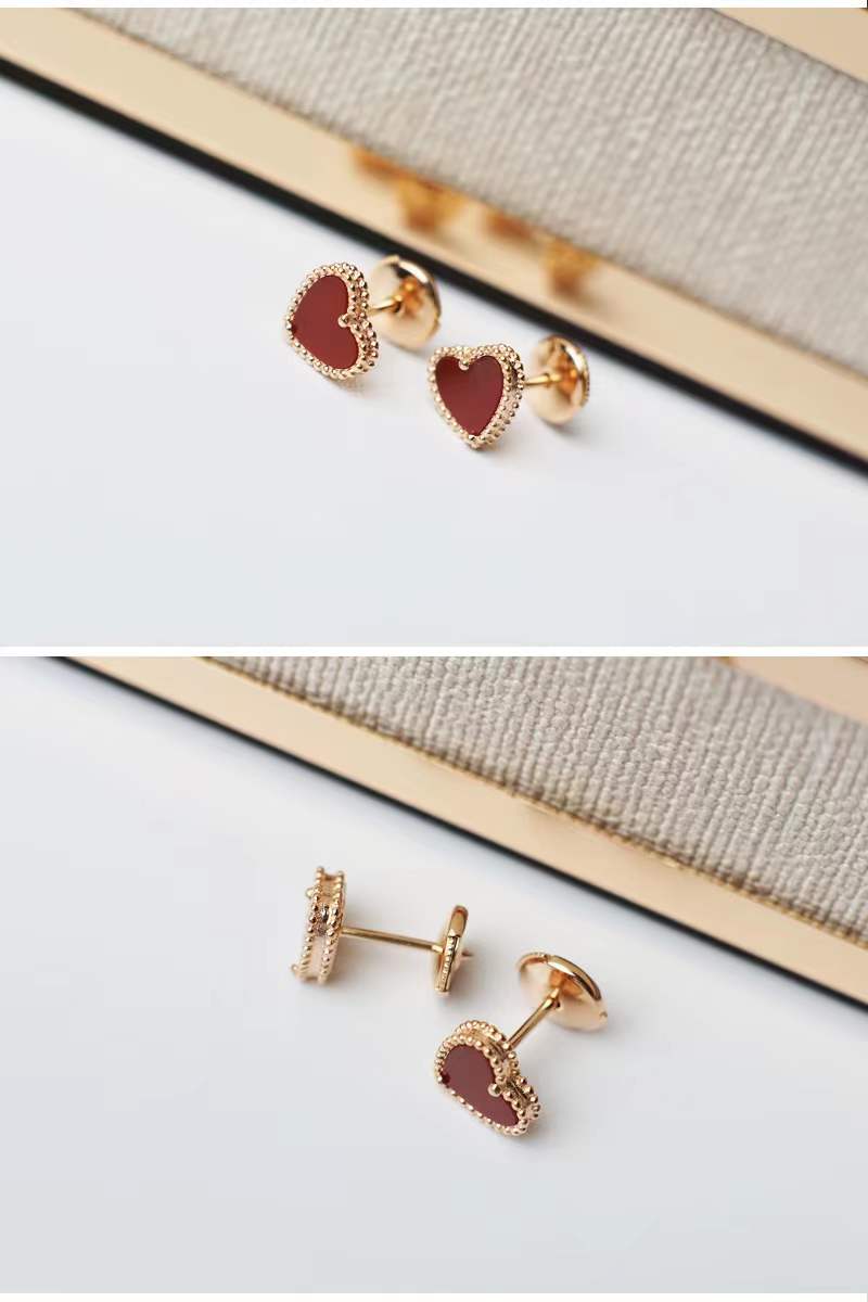 Heart shaped earrings/B-029