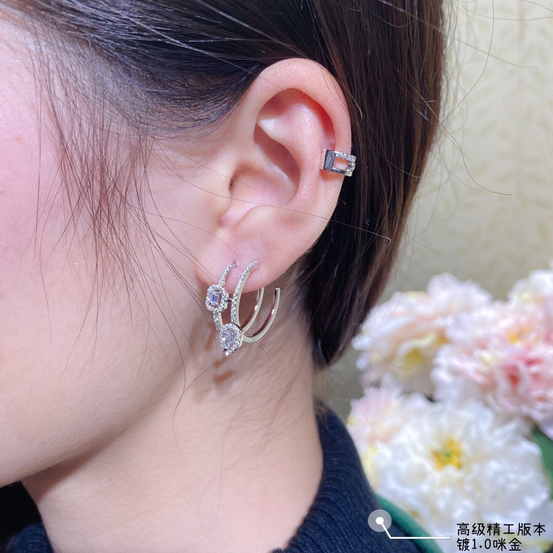 Ice Sugar Water Drop Earrings/B-078