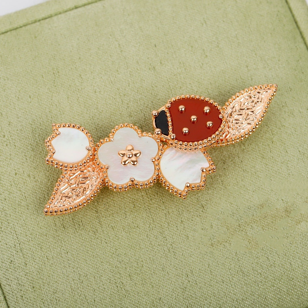 Ladybug brooch/B-106