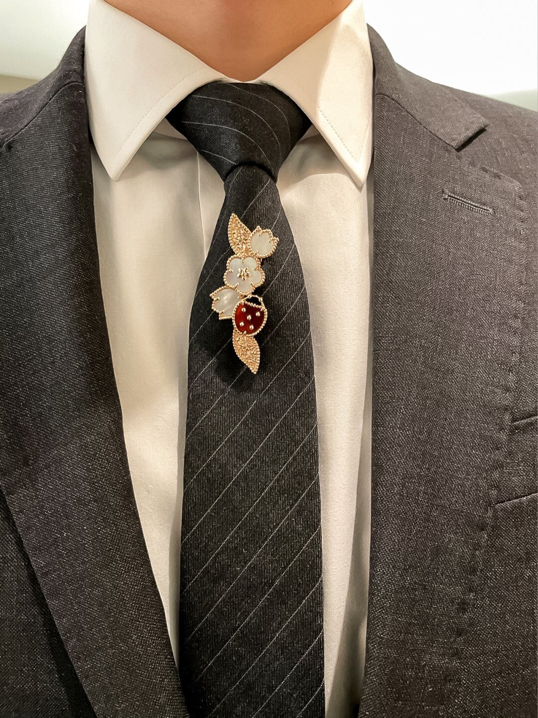 Ladybug brooch/B-106
