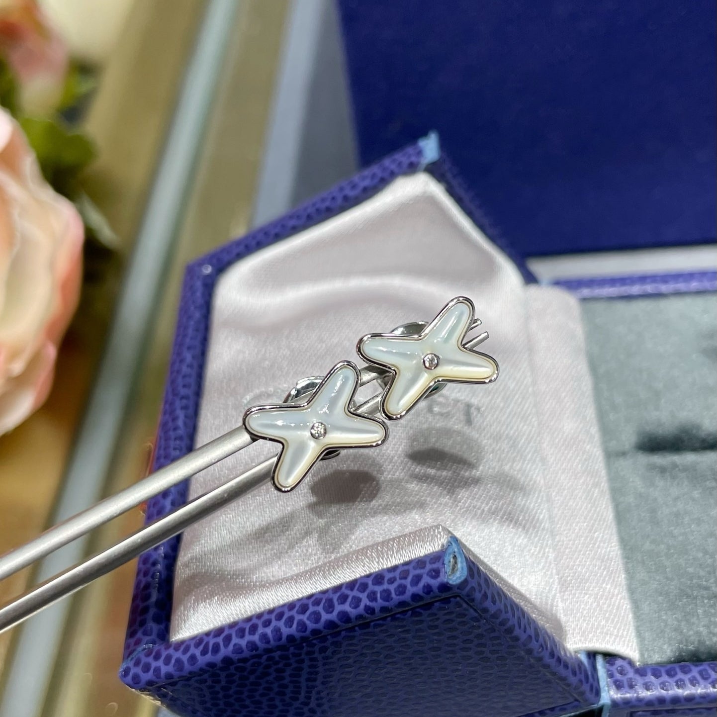 X-shaped Baibeimu Ear Nails/B-110