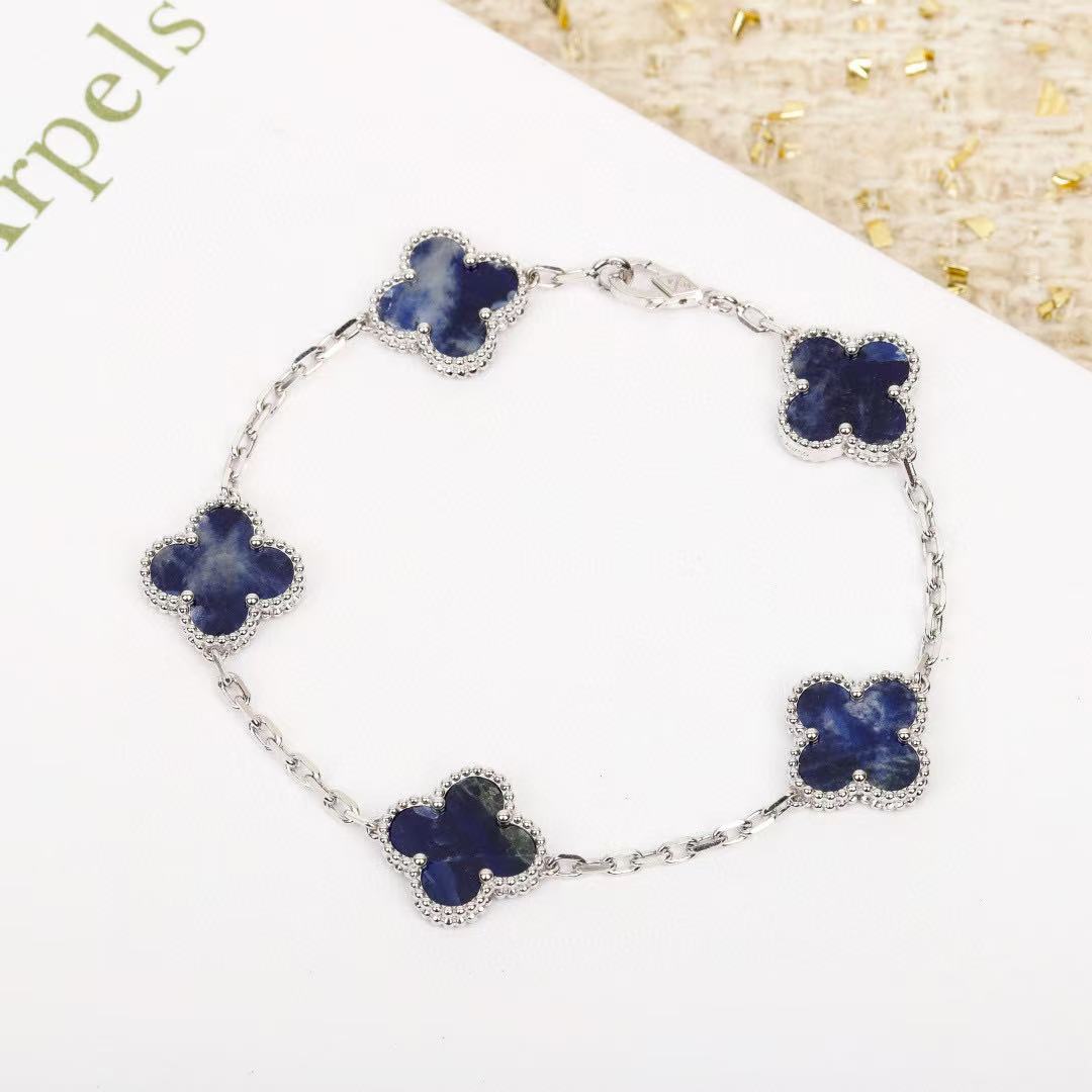 Pietersite five flower bracelet/Q-250