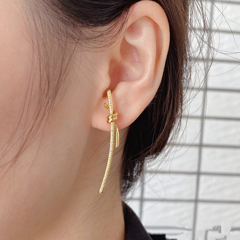 Butterfly knot earrings/B-059