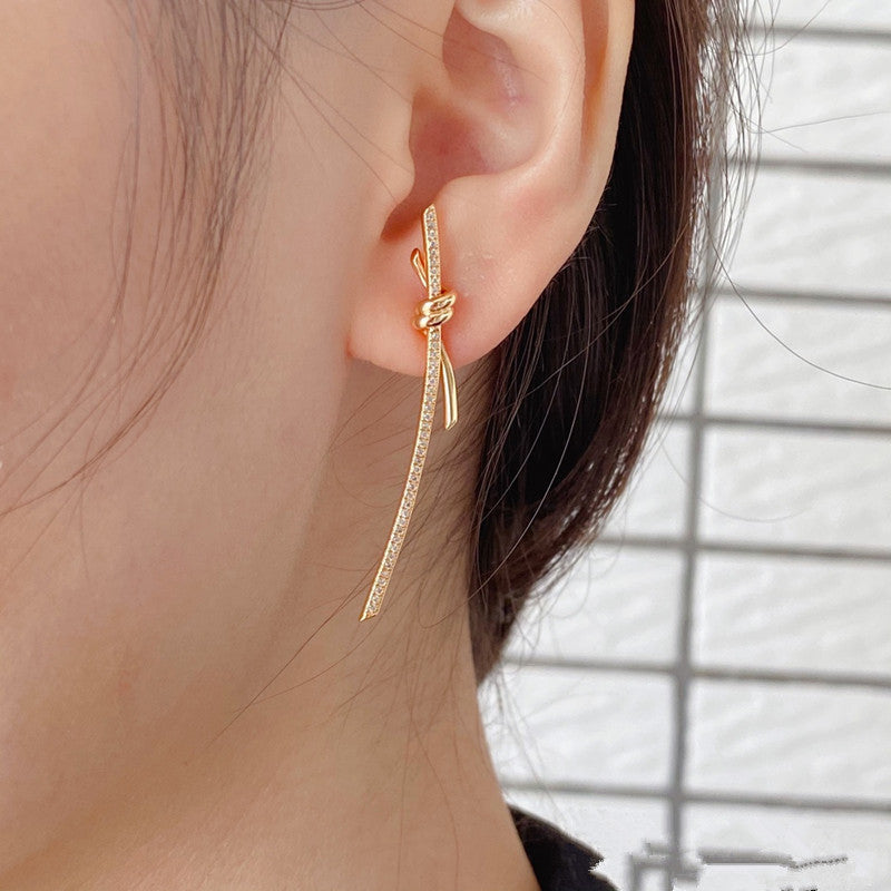 Butterfly knot earrings/B-059
