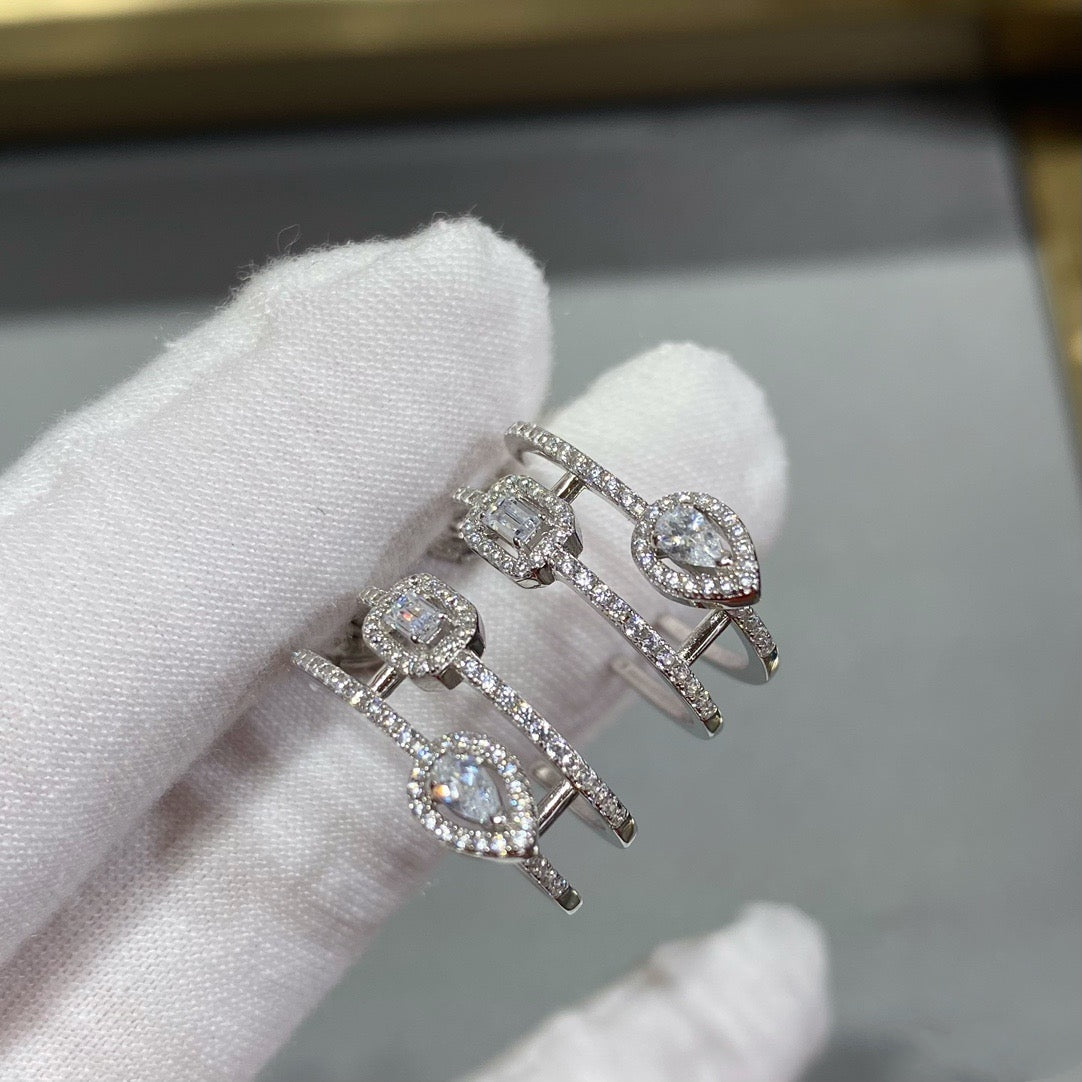 Ice Sugar Water Drop Earrings/B-078