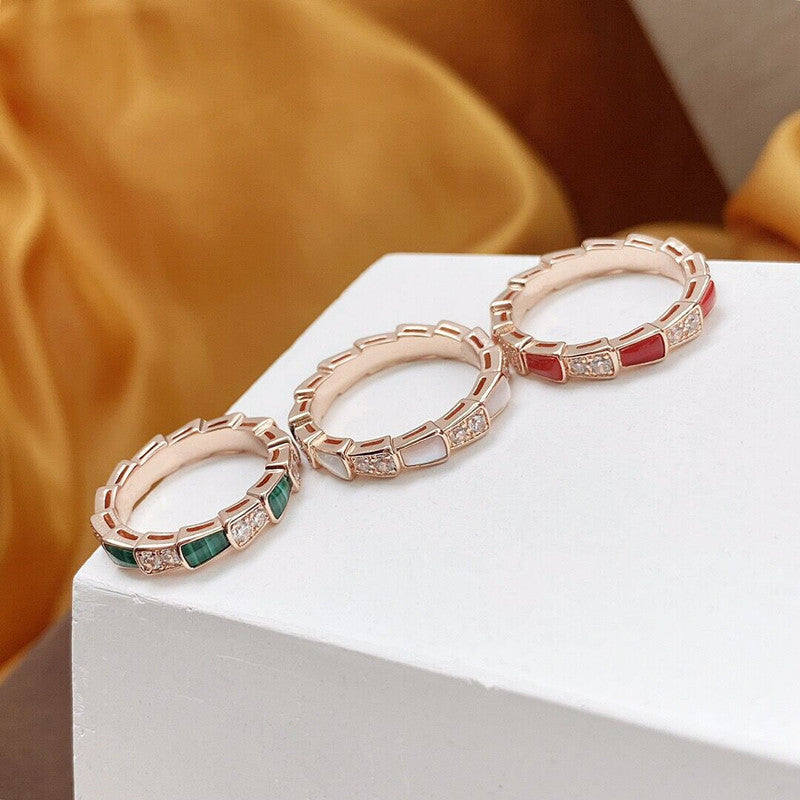 Snake Bone Shell Ring/JZ-042