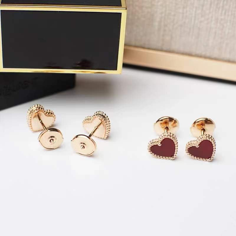 Heart shaped earrings/B-029