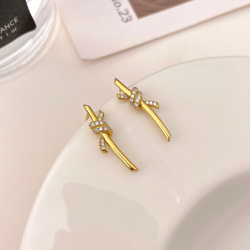Butterfly knot earrings/B-041