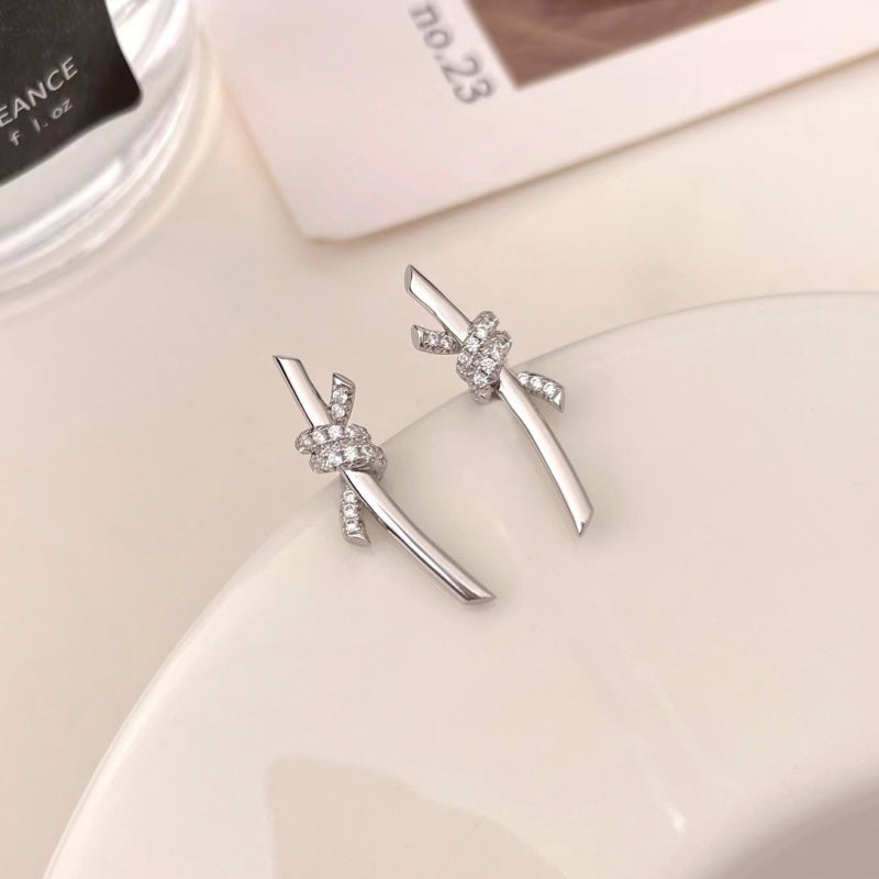 Butterfly knot earrings/B-041