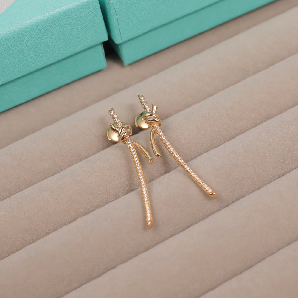 Butterfly knot earrings/B-059