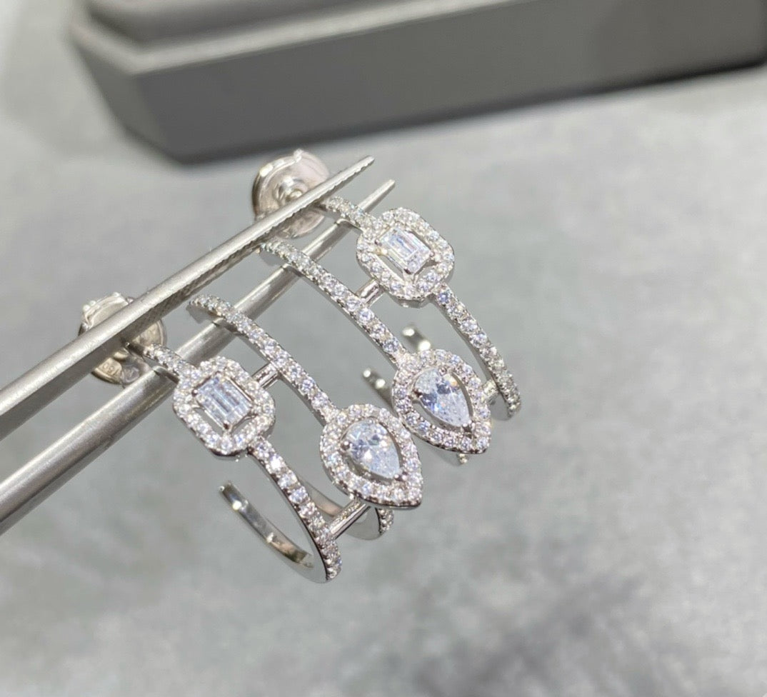 Ice Sugar Water Drop Earrings/B-078