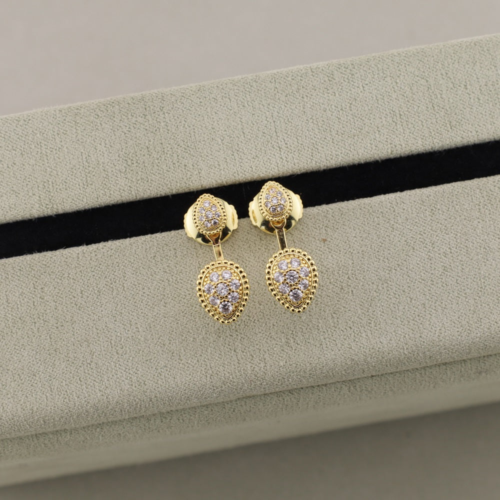 Water droplet earrings/B-117