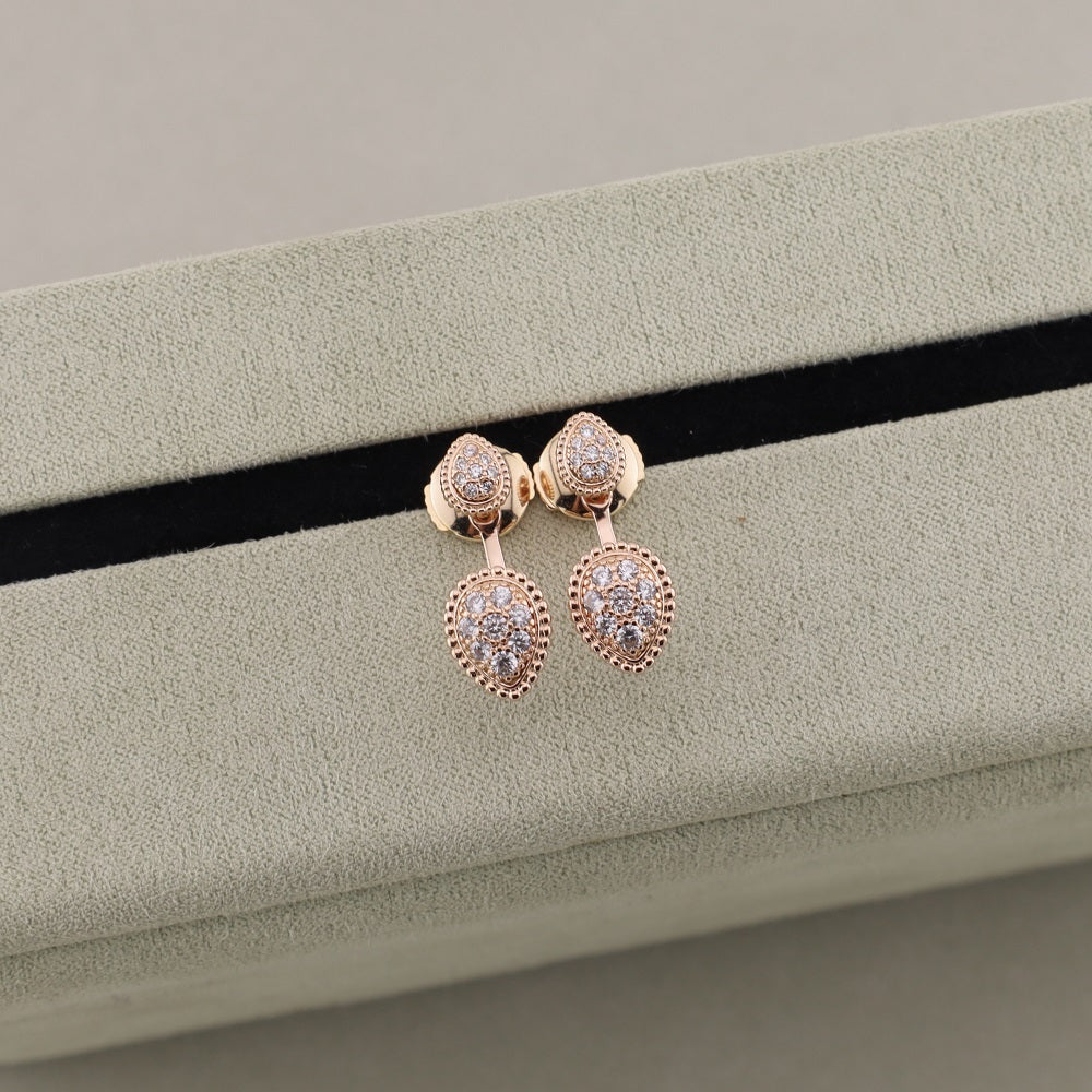 Water droplet earrings/B-117