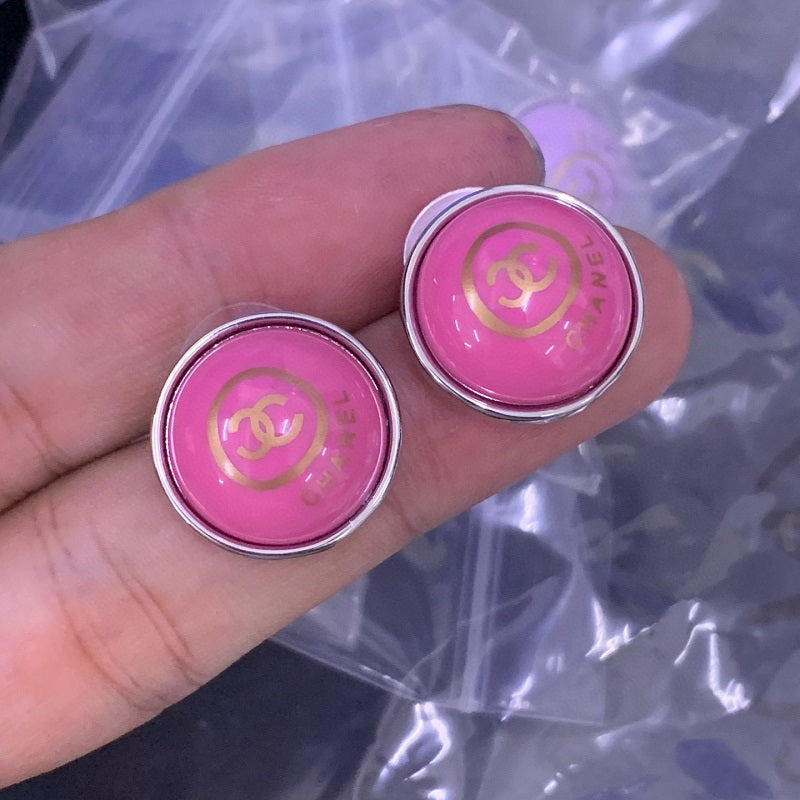 New Double C Jelly Earrings for Women's Party Luxury Jewelry High Quality /E1001