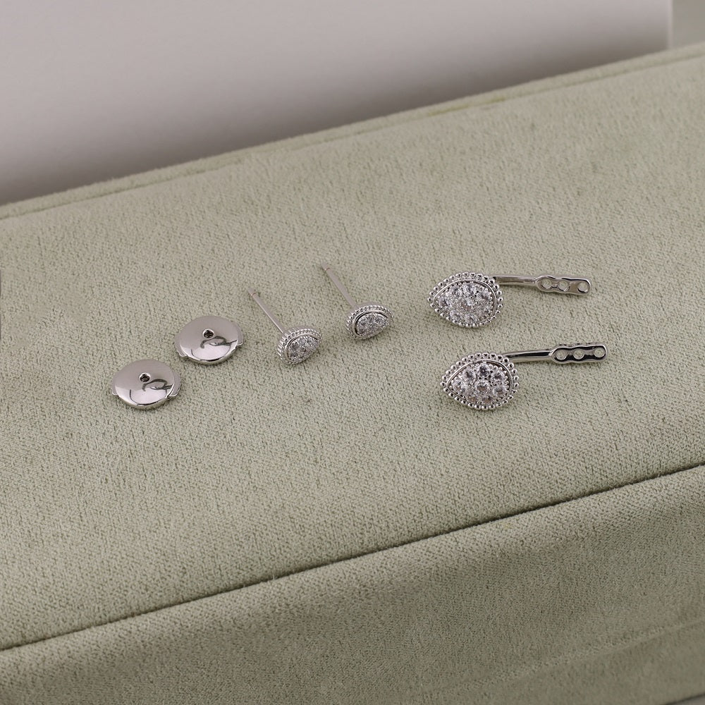 Water droplet earrings/B-117