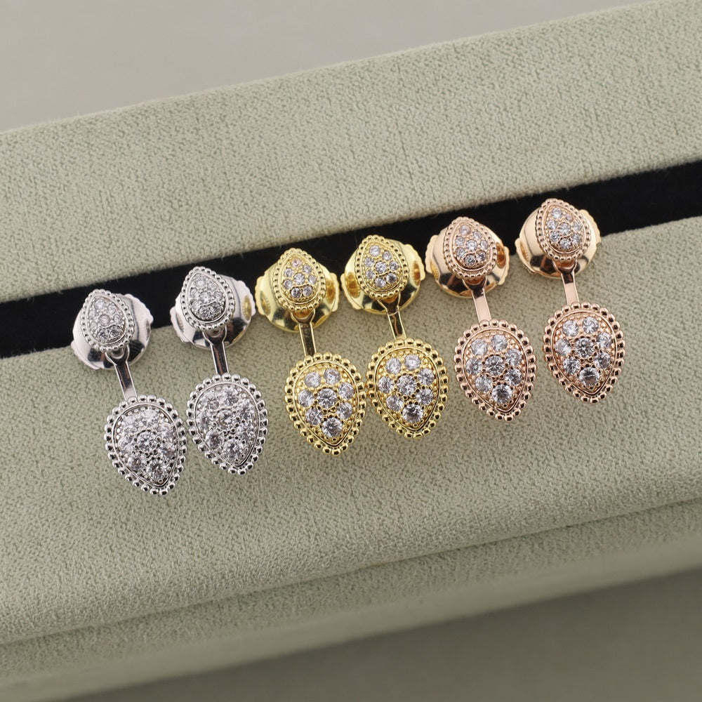 Water droplet earrings/B-117