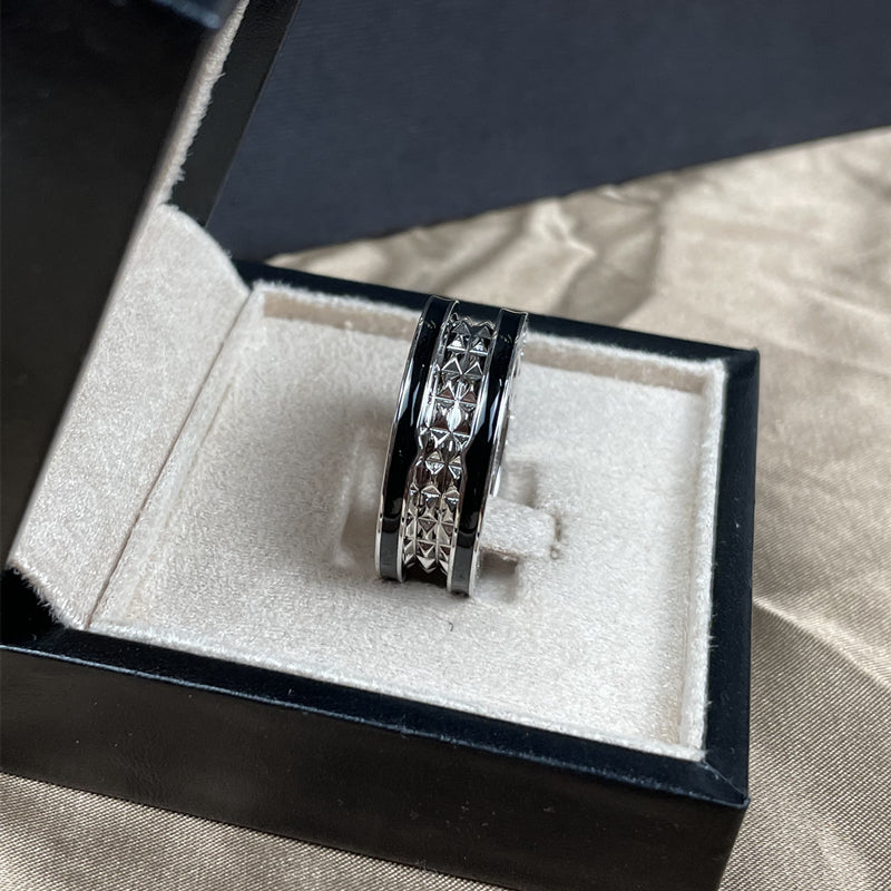 Double needle nail ring/JZ-014
