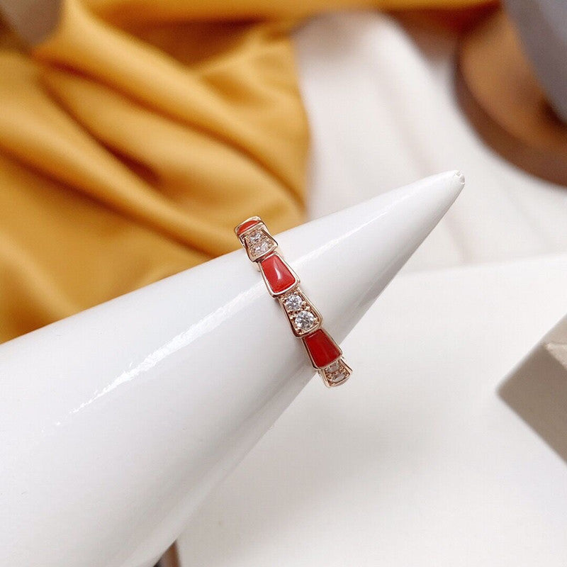 Snake Bone Shell Ring/JZ-042